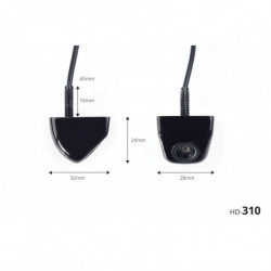 Asistenty parkovania TFT01 4,3 s kamerou HD-310 4-senzorové čierne GOLD