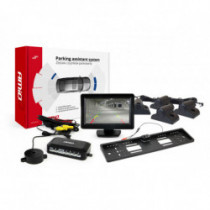 Asistenty parkovania TFT01 4,3 s kamerou HD-402-LED 4-senzorové čierne Truck