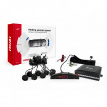 Asistenty parkovania LED 8-senzorové, čierne