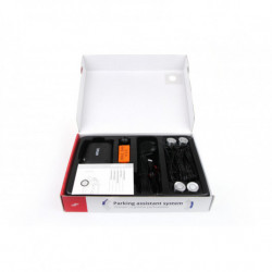 Asistenty parkovania so zvukovým signalizátorom/bzučiak 4-senzorové ,strieborné