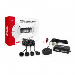 Asistenty parkovania so zvukovým signalizátorom/bzučiak 4-senzorové, čierne Gold 18mm