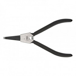 NEO Kliešte na poistné krúžky 140 mm, vonkajšie, s pevným hrotom, CrMo, rozsah 10-25 mm, priemer hrotu 1,5 - 2,0 mm