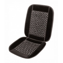 Poťah sedadla guličkový s lemom čierny 93x44cm