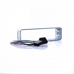 Autorádio 1 din usb micro sd bt - modrý