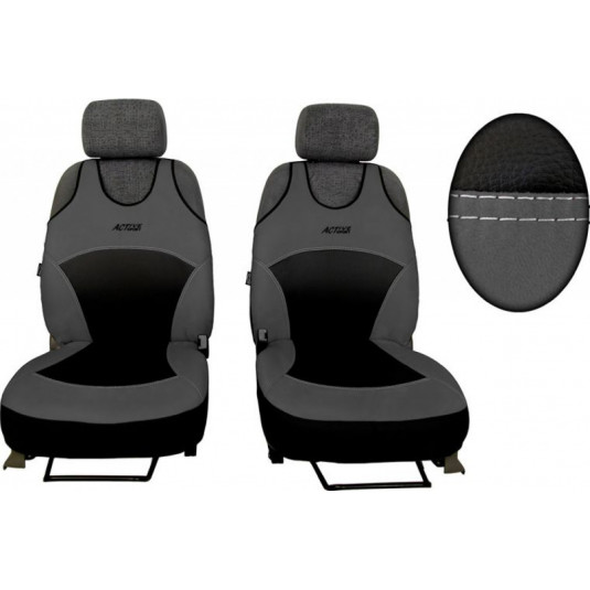 Autotričká Active Sport Alcantara A slabo šedé (Alcantara-koža)