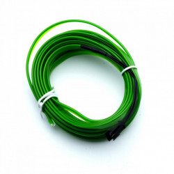 LED svetlovodný pásik 5m (zelená) 24V