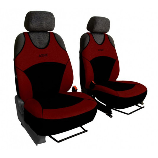 Autotričká Active Sport Fabric A bordové (Velour-velour)