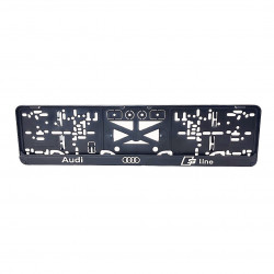 Podložka pod ŠPZ 3D AUDI S LINE (elegant)
