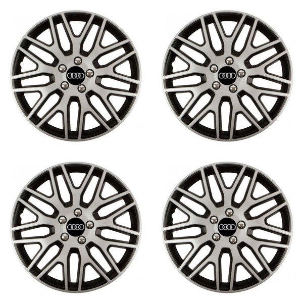 puklice pre Audi 14 Dakar NC silver and black
