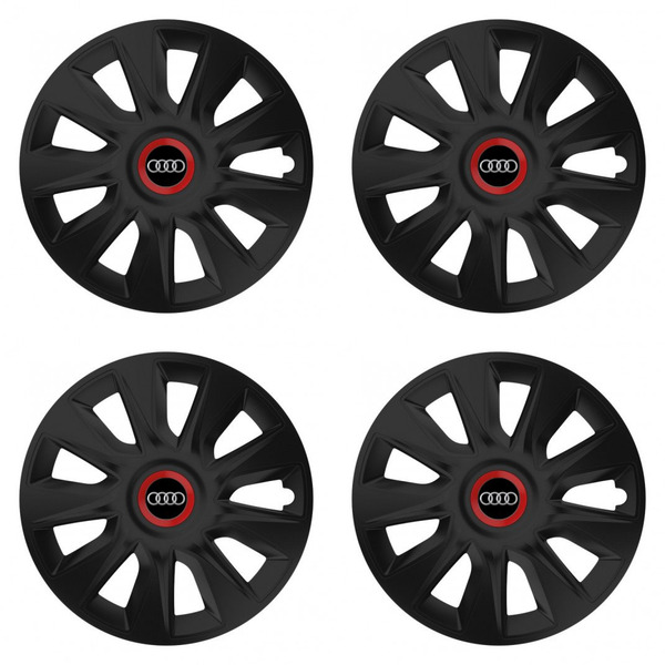 puklice pre Audi 14 STRATOS RR black