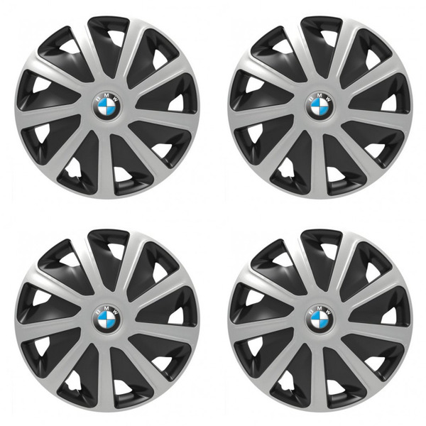 puklice pre BMW pre dodávky 16 Craft silver and black