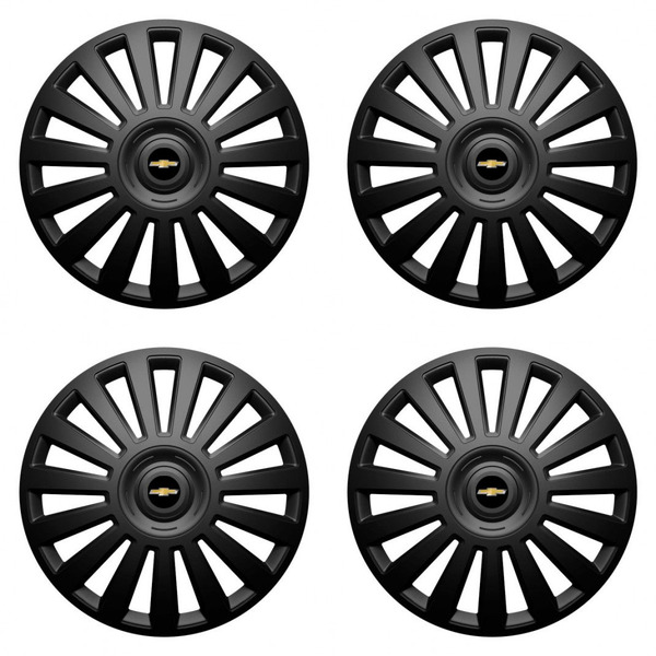 puklice pre Chevrolet 14 Luxury black