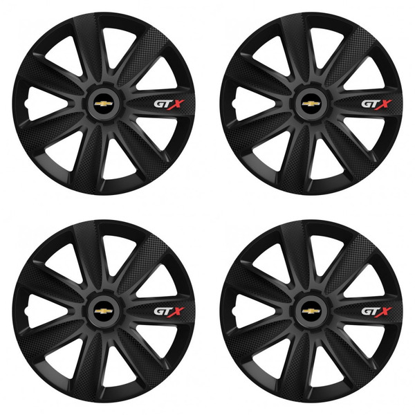 puklice pre  Chevrolet 14 GTX CARBON black