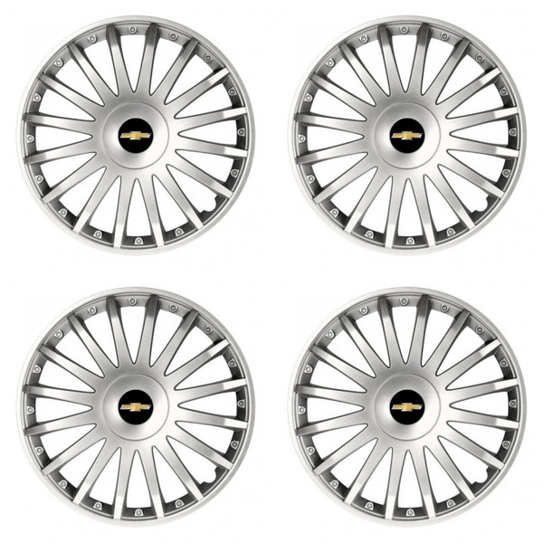 puklice pre Chevrolet 15 CRYSTAL silver