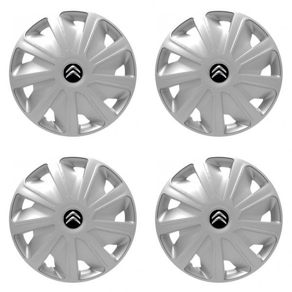 puklice pre Citroen pre dodávky 16 Craft silver