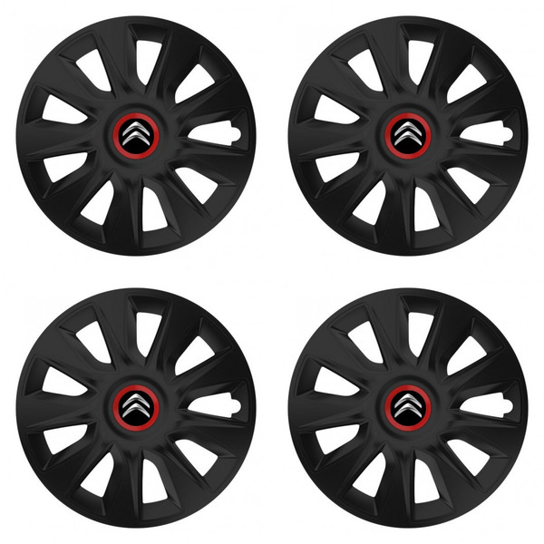 puklice pre  Citroen 14 STRATOS RR black