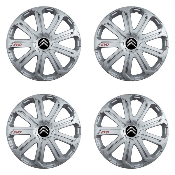 puklice pre Citroen 15 Evo silver