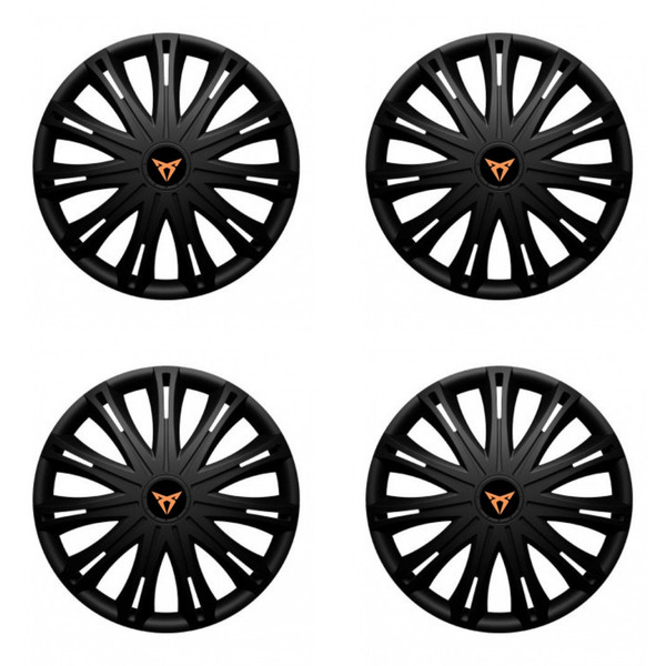 puklice pre  Cupra 17 SPARK BLACK