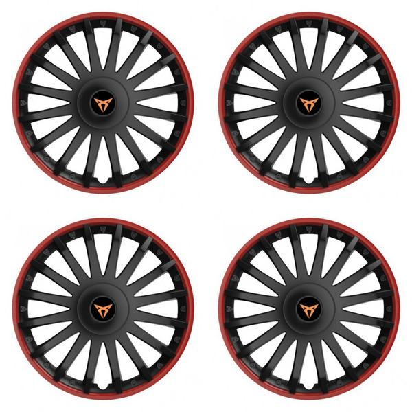 puklice pre  Cupra 15 CRYSTAL RO black