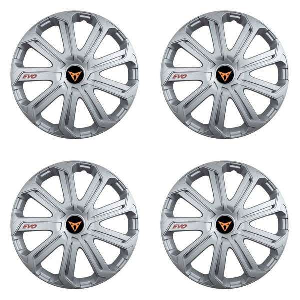 puklice pre Cupra 15 Evo silver