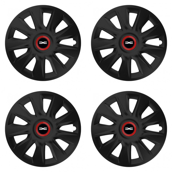 puklice pre  Dacia (nové logo) 17 STRATOS RR black