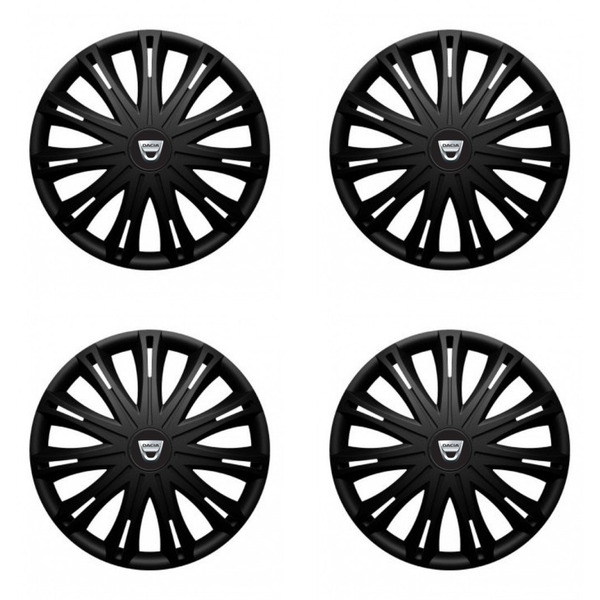 puklice pre  Dacia (staršie logo) 16 SPARK BLACK