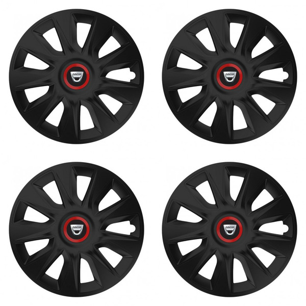 puklice pre  Dacia (staršie logo) 14 STRATOS RR black