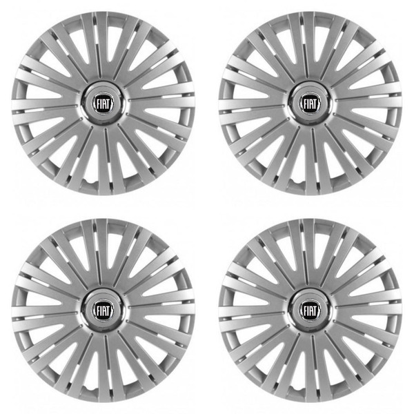 puklice pre  Fiat (čierny) 15 ACTIVE RC