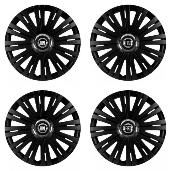 puklice pre Fiat (čierny) 15 ACTIVE RC BLACK