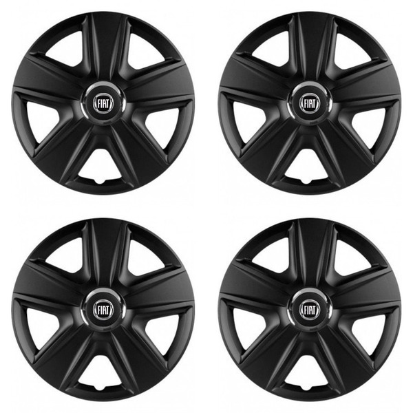 puklice pre Fiat (čierny) 16 ESPRIT RC BLACK