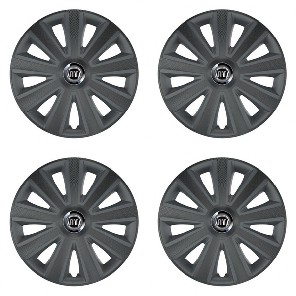 puklice pre  Fiat (čierny) 14 Aviator carbon RC grafite