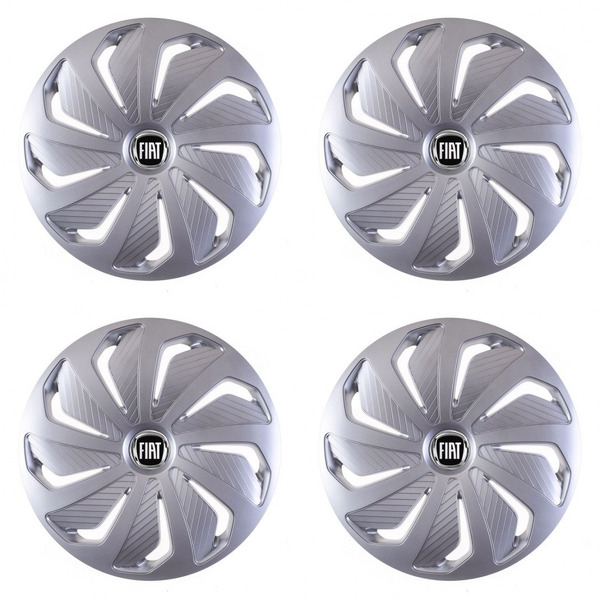 puklice pre Fiat (čierny) 14 WIND RC SI