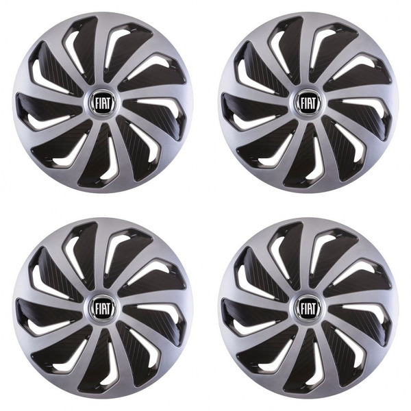 puklice pre Fiat (čierny) 14 WIND SB