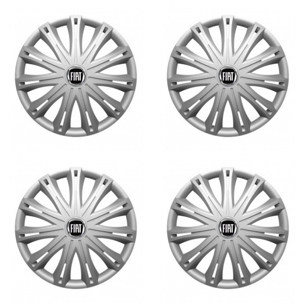 puklice pre Fiat (čierny) 17 SPARK