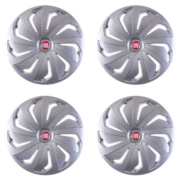 puklice pre Fiat (červené) 15 WIND RC SI