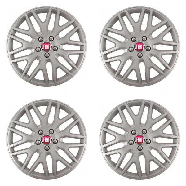 puklice pre Fiat (červené) 14 DAKAR