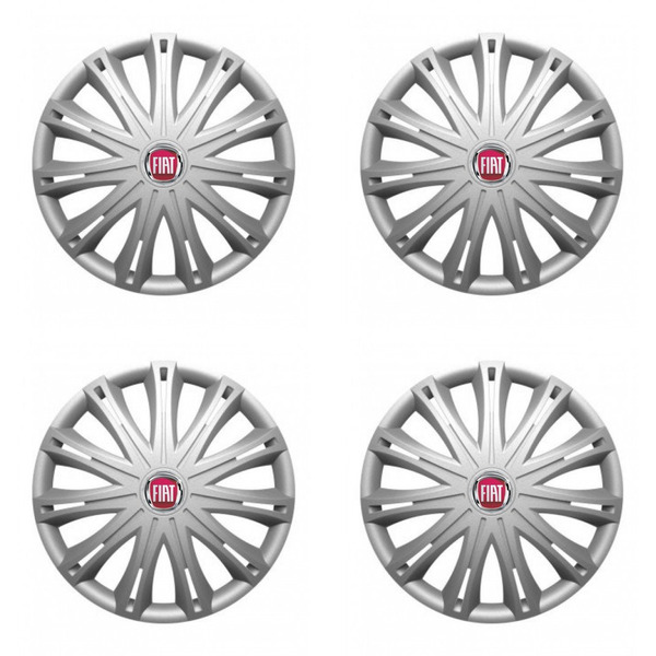 puklice pre Fiat (červené) 17 SPARK