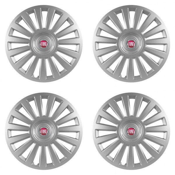 puklice pre  Fiat (červené) 14 Luxury