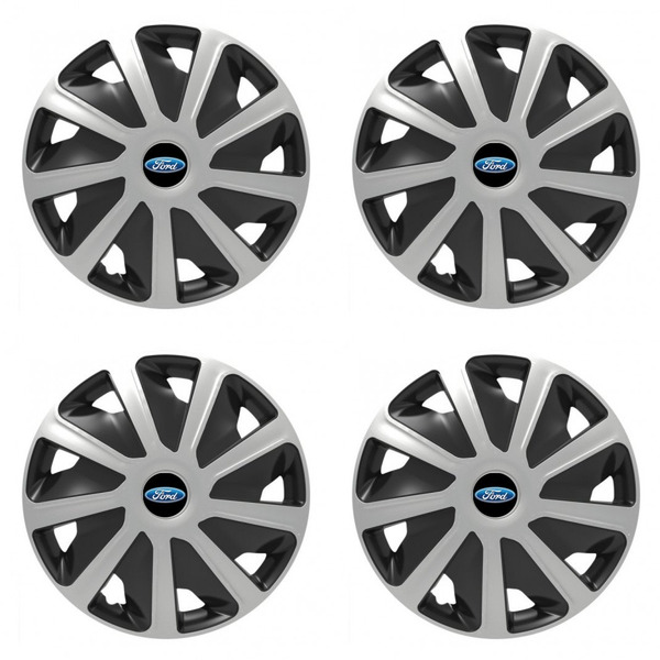 puklice pre Ford pre dodávky 16 Craft silver and black
