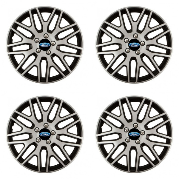 puklice pre Ford 15 Dakar NC silver and black