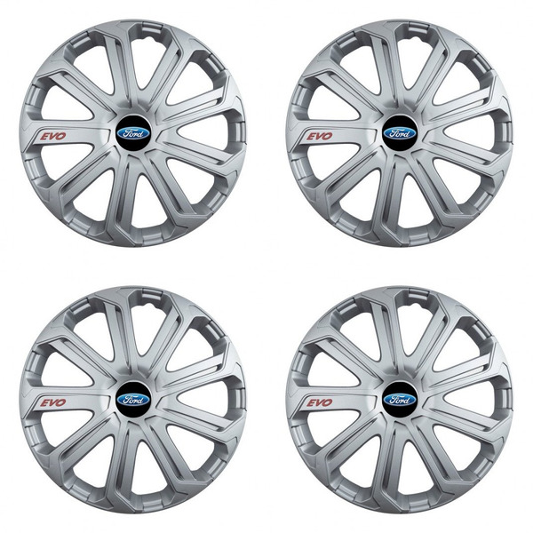 puklice pre Ford 14 Evo silver