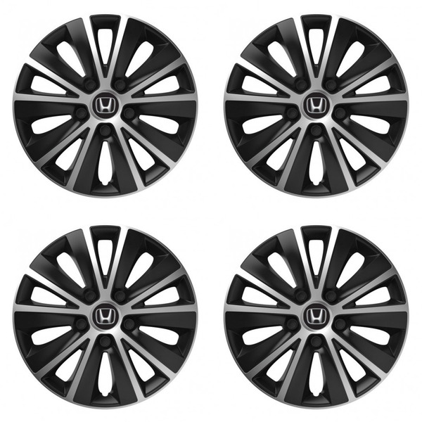 puklice pre  Honda 15 RAPIDE silver and black