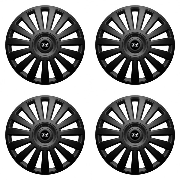 puklice pre  Hyundai 16 Luxury black