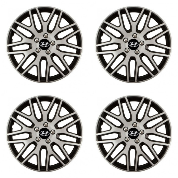 puklice pre Hyundai 15 Dakar NC silver and black