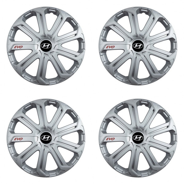 puklice pre  Hyundai 14 Evo silver