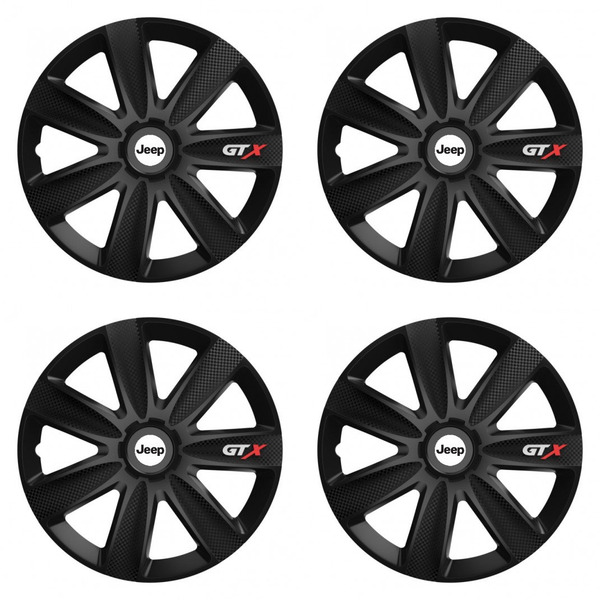 puklice pre  Jeep 15 GTX CARBON black