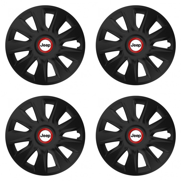 puklice pre  Jeep 16 STRATOS RR black