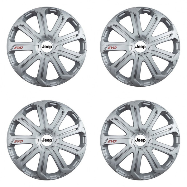 puklice pre Jeep 16 Evo silver
