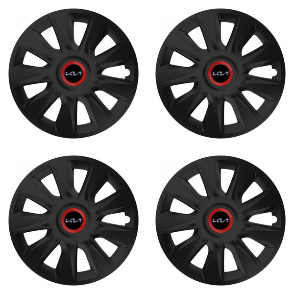 puklice pre  Kia (nové logo) 14 STRATOS RR black