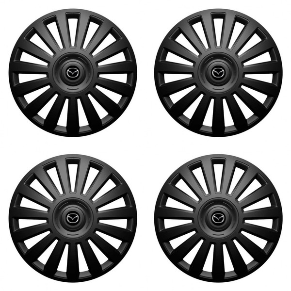 puklice pre Mazda 14 Luxury black